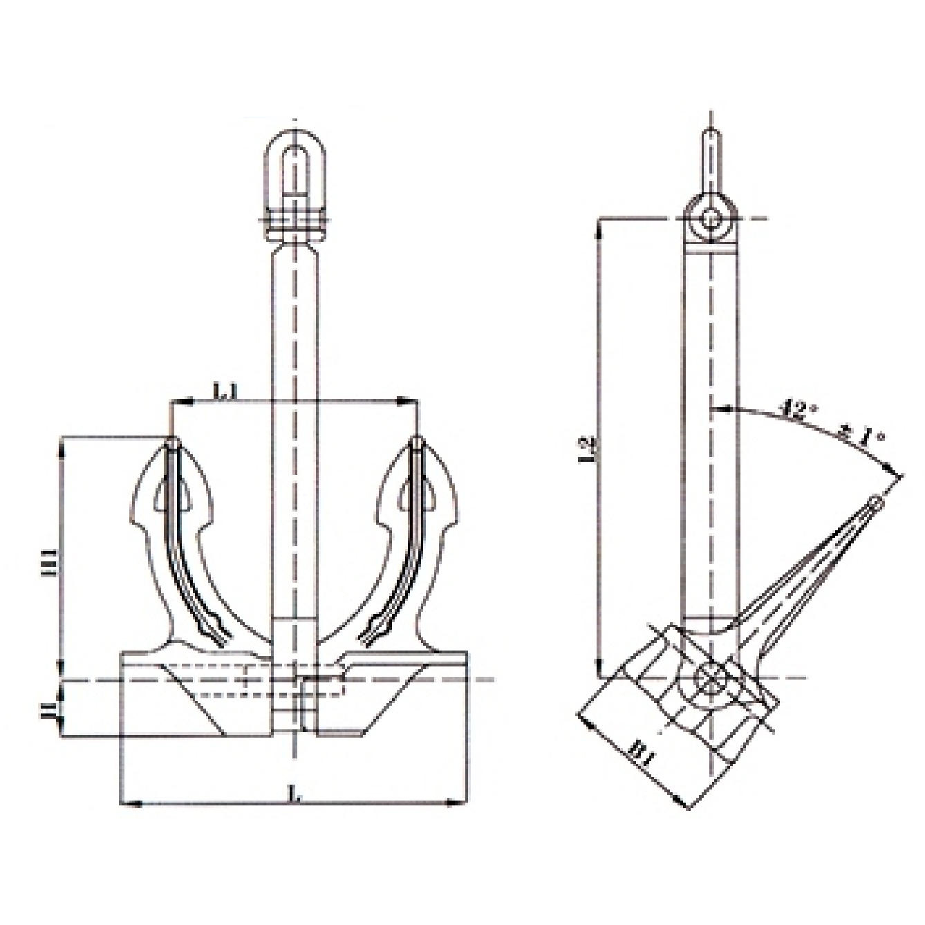 JIS STOCKLESS ANCHOR